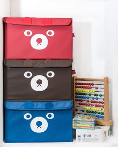 1 Pc Panda Design Folding Storage Bins Quilt Basket Kid Toys Organizer Storage Boxes Cabinet Wardrobe Storage Bag (random Color) - Image 4