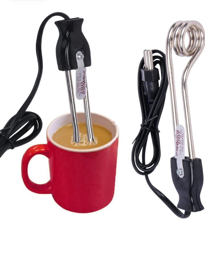 Electric Water Heating Rod Mini Portable for Coffee, Tea Maker & Milk Boiler