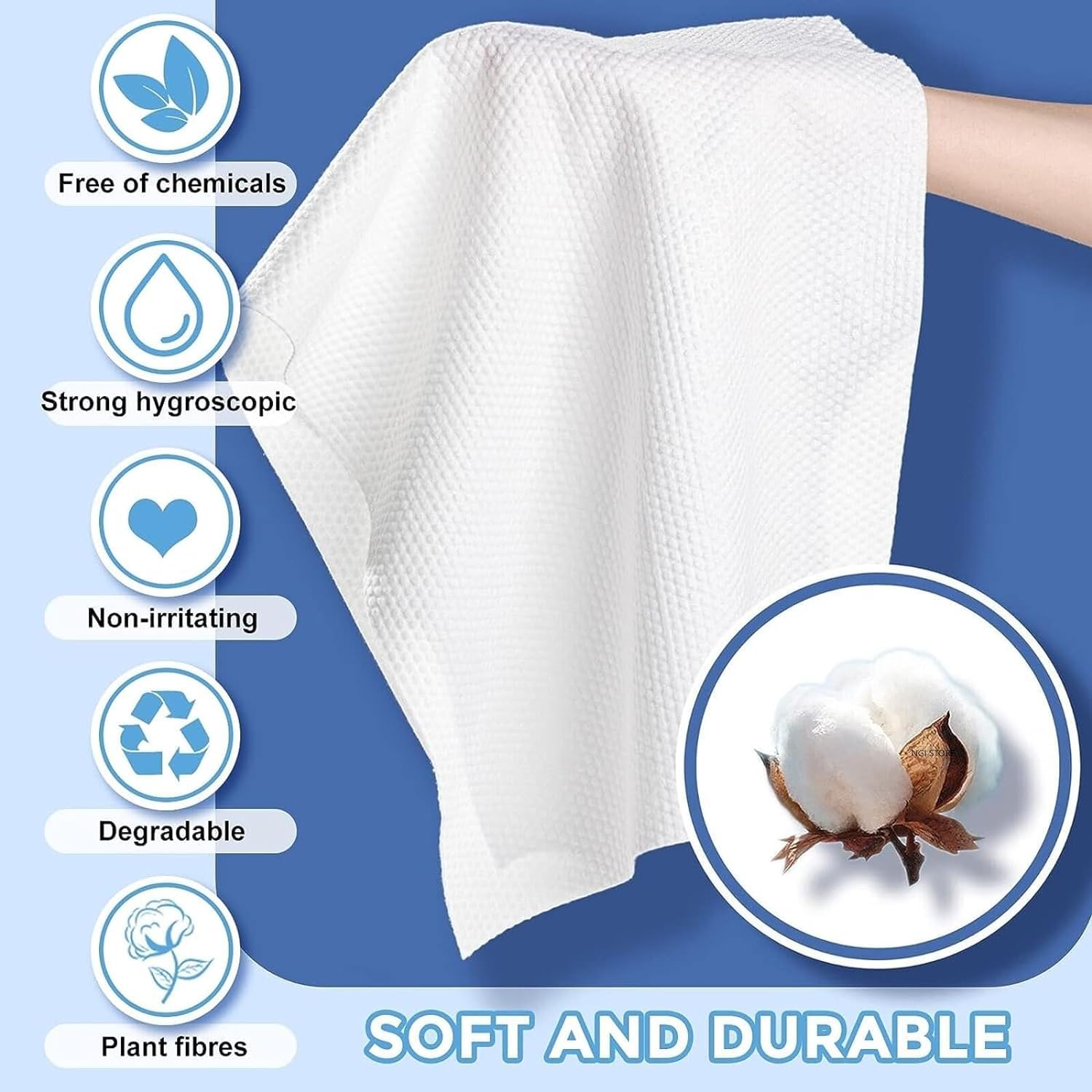 1 PCs of Compressed Bath Towels Disposable Face Towels Large Magical Towel Portable Travel Strong Water Absorption Large Travel Hotel Towels Size 70 X 140 cm - Image 10