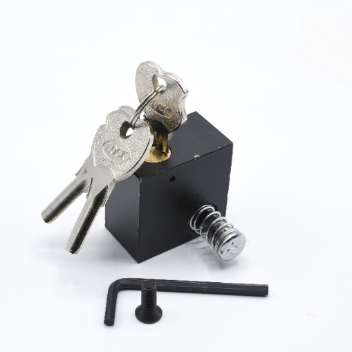 100% Secure Motorcycle Side Lock – No Welding Required – Black L-Key Anti-Theft Handle & Push Lock ( 1Pc ) - Image 4
