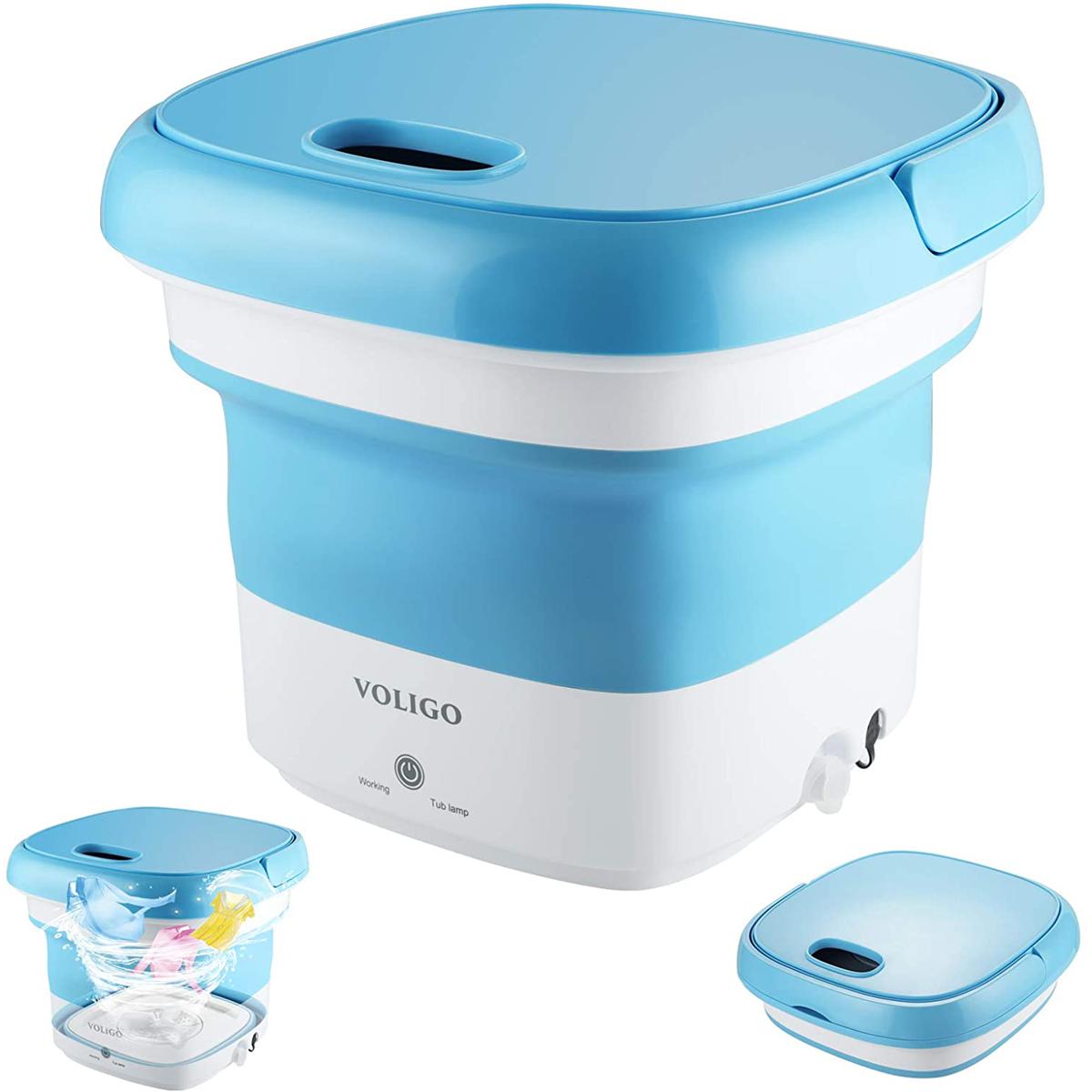 Foldable Mini Washing Machine China imported Heavy Quality (Random Color) - Image 3