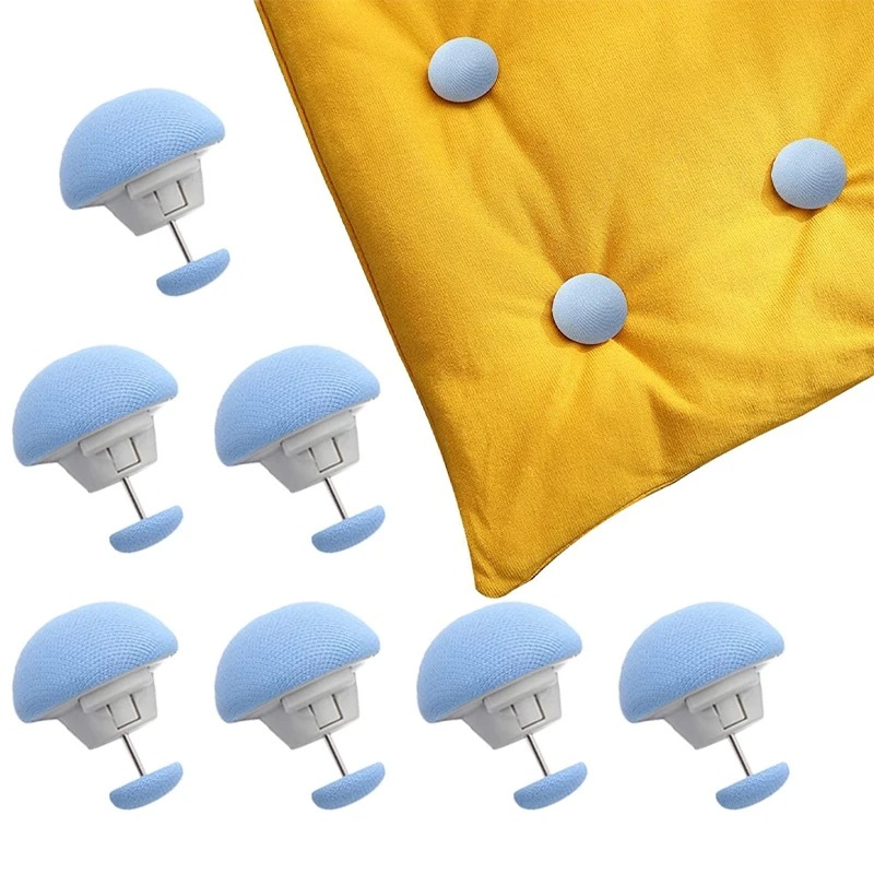 Premium Mushroom-Style Bedsheet Clips – Pack of 4 Elastic Quilt & Sheet Fixer Buckles (Random Color) - Image 4