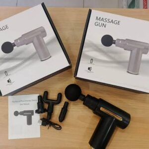 Professional Smart Percussion Massage Gun – High-Intensity Deep Tissue Muscle Massager With 4 Interchangeable Heads