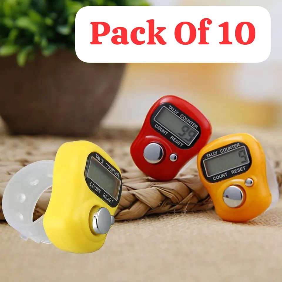 Digital Tasbeeh Counter - Mini Hand Ring Finger | Electronic Tool for Prayer Counting and Meditation (Random Color) - Image 6