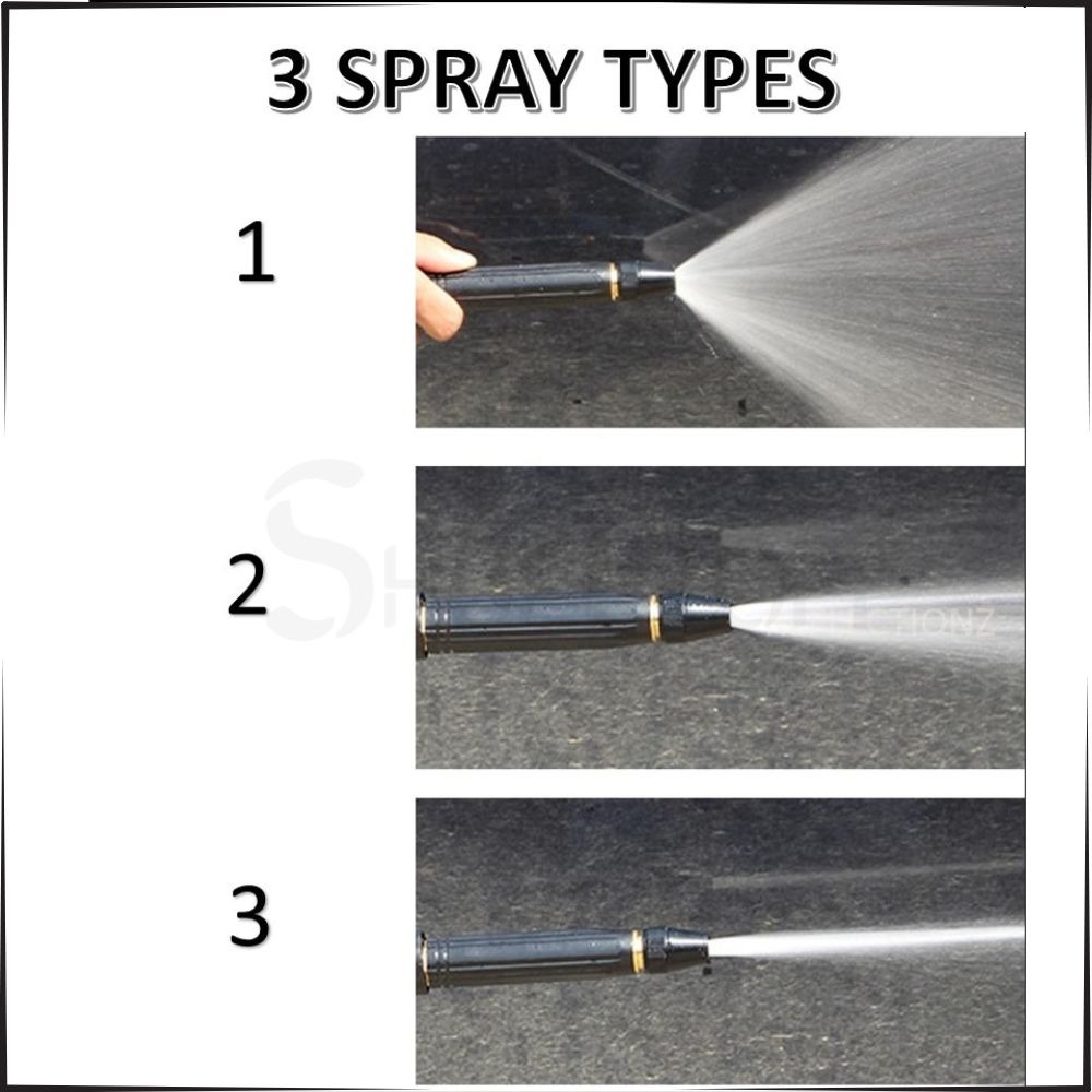 High Pressure Metal Brass Adjustable Nozzle Water Spray Gun Versatile Tool For Garden And Cleaning - Image 6