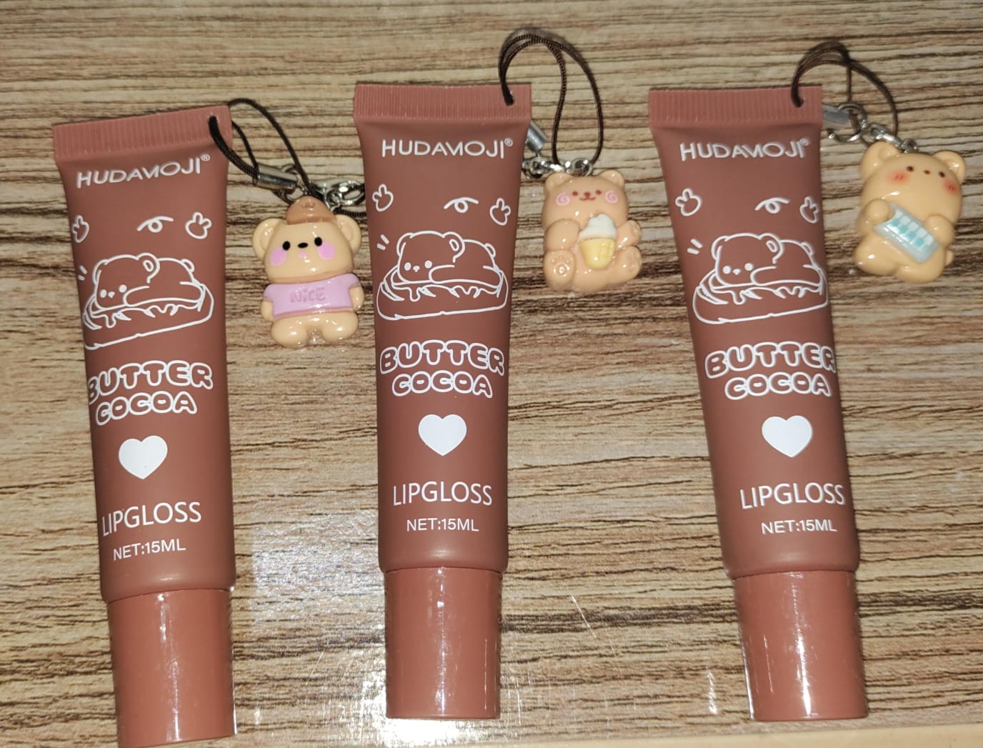 Hudamoji Multi-Shade Butter Cocoa Matte Lip Gloss – Lightweight & Rich Color Collection (Pack Of 2)