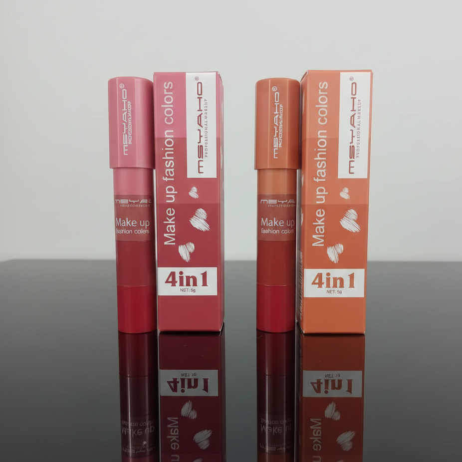 4 in 1 Multicolor Lipstick and Eyeshadow Stick – Creamy Makeup Stick - Image 5