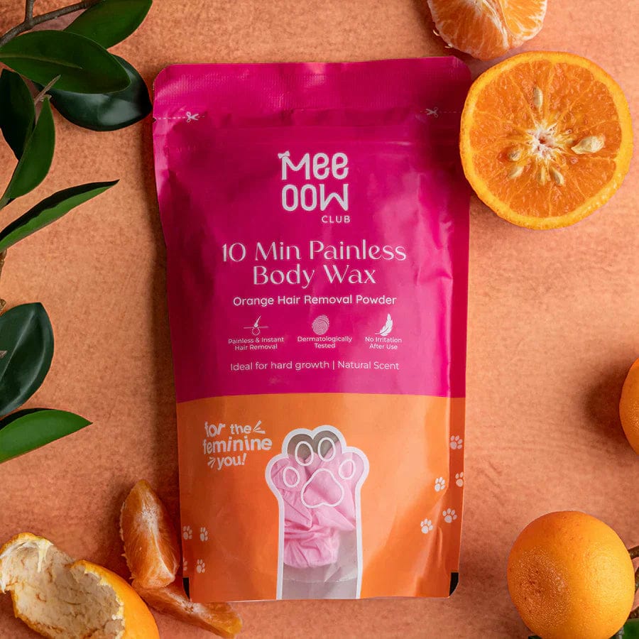 Meow Wax Powder - Buy 1 Get 1 Free Hair Removal Solution For Smooth Skin Easy And Painless Depilatory Treatment For Body And Face