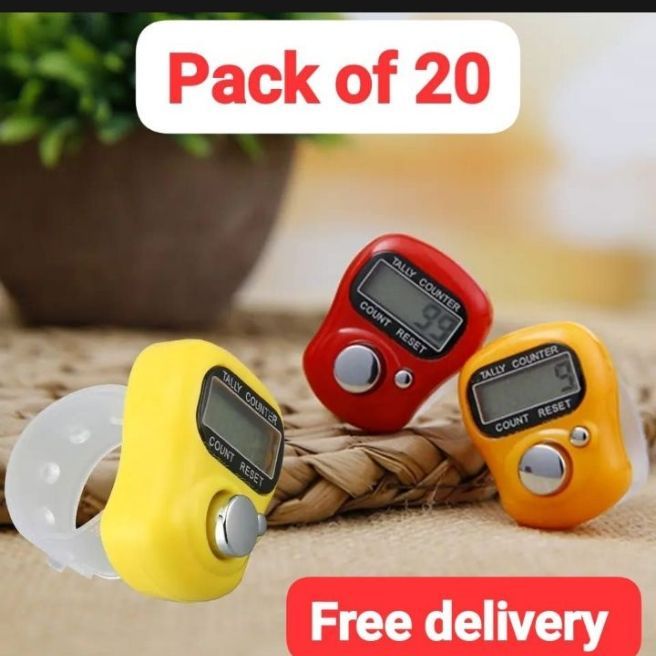 Digital Tasbeeh Counter - Mini Hand Ring Finger | Electronic Tool for Prayer Counting and Meditation (Random Color) - Image 5