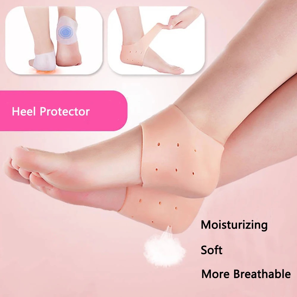 Silicone Gel Heel Pad Socks | Pain Relief & Anti‑Crack | 1 Pair Heel Guards & Protectors for Men & Women - Image 7