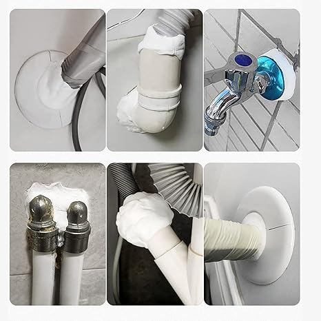 Wall Hole Sealant Strong Adhesive Sealant Clay Air Conditioning Hole Repair Cream Mud - Sealant Mud, Clay Repair Glue Pipe Sealing Fireproof Caulking Repair Mud Hole, Hole Filler - 01 PCs - Image 9