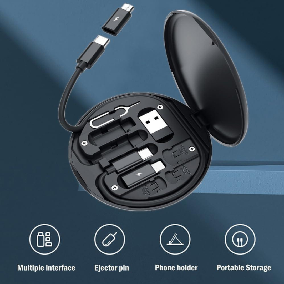 ( 5 in 1 ) Data Cable Set All Solutions in One | Data Cable Set 60w Fast Charging - Random Color - Image 7