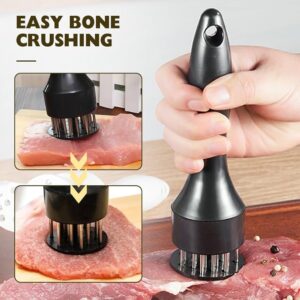 Meat Tenderizer Loose Meat Stainless Steel Needle Eco-Friendly (random color)