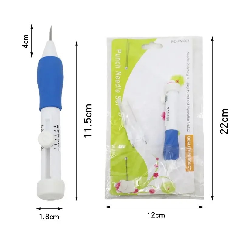 Embroidery Punch Needle ,Embroidery Pen | Magic Embroidery Pen Punch Needle Kit for DIY Sewing and Needle Arts - Image 7