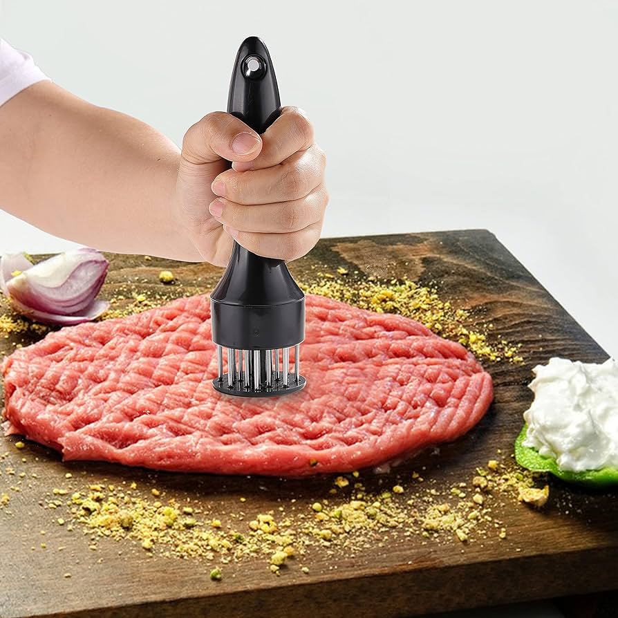 Meat Tenderizer Loose Meat Stainless Steel Needle Eco-Friendly (random color) - Image 4
