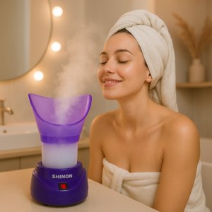 Shinon – The Steam Facial – Facial Steamer, Inhaler Machine – Nano Ionic Vaporizer