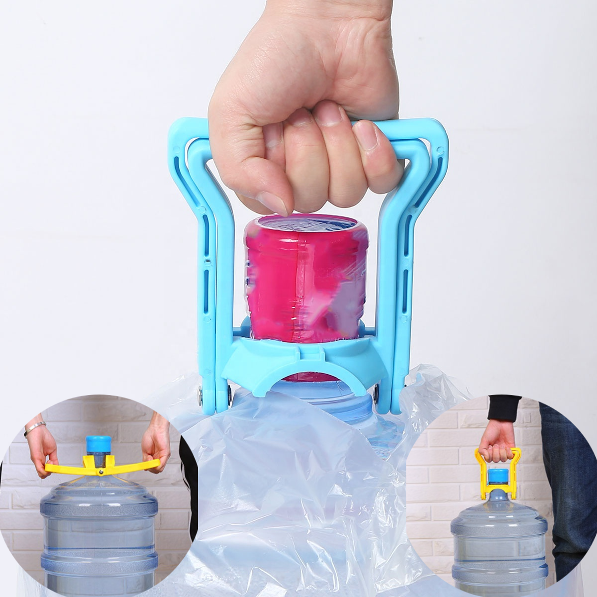 Premium Heavy-Duty Flat Water Bottle Handle – Ergonomic, Easy-Lift Carrier - Image 2