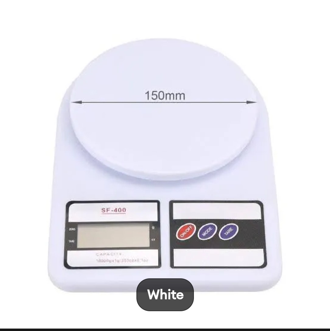 10 KG Digital Kitchen Weight Machine and Food Scale - SF 400 - Image 3