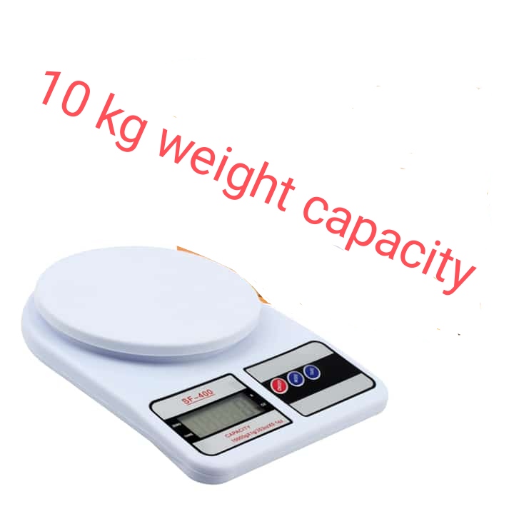 10 KG Digital Kitchen Weight Machine and Food Scale - SF 400 - Image 2