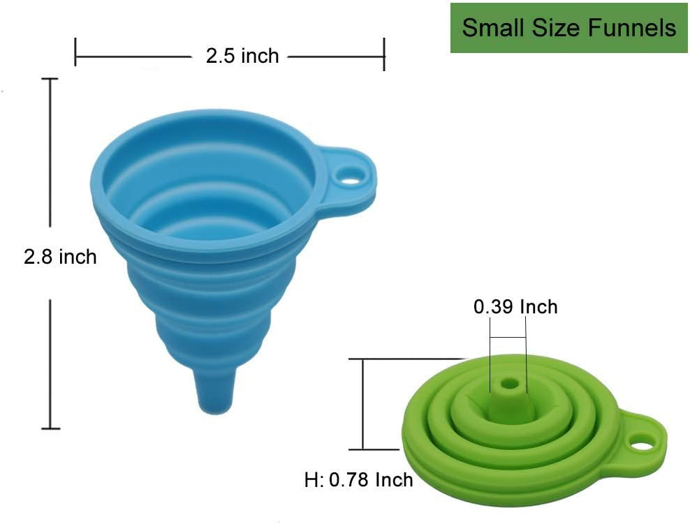 Silicone Oil Funnel, Kitchen Liquid Oil Dispensing Tool (Random Color) - Image 3