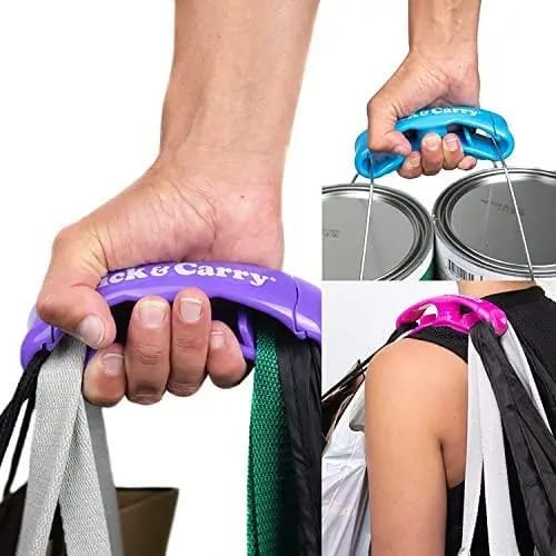 1 Pc Shopper Bags Handle Grip Click & Carry Grocery Bag Carrier, 1 Pack, - Image 4