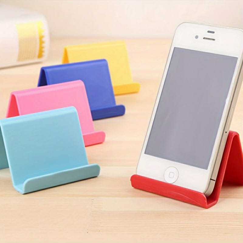 1Pc Cell Phone Stand For Desk (Random Colour) - Image 3