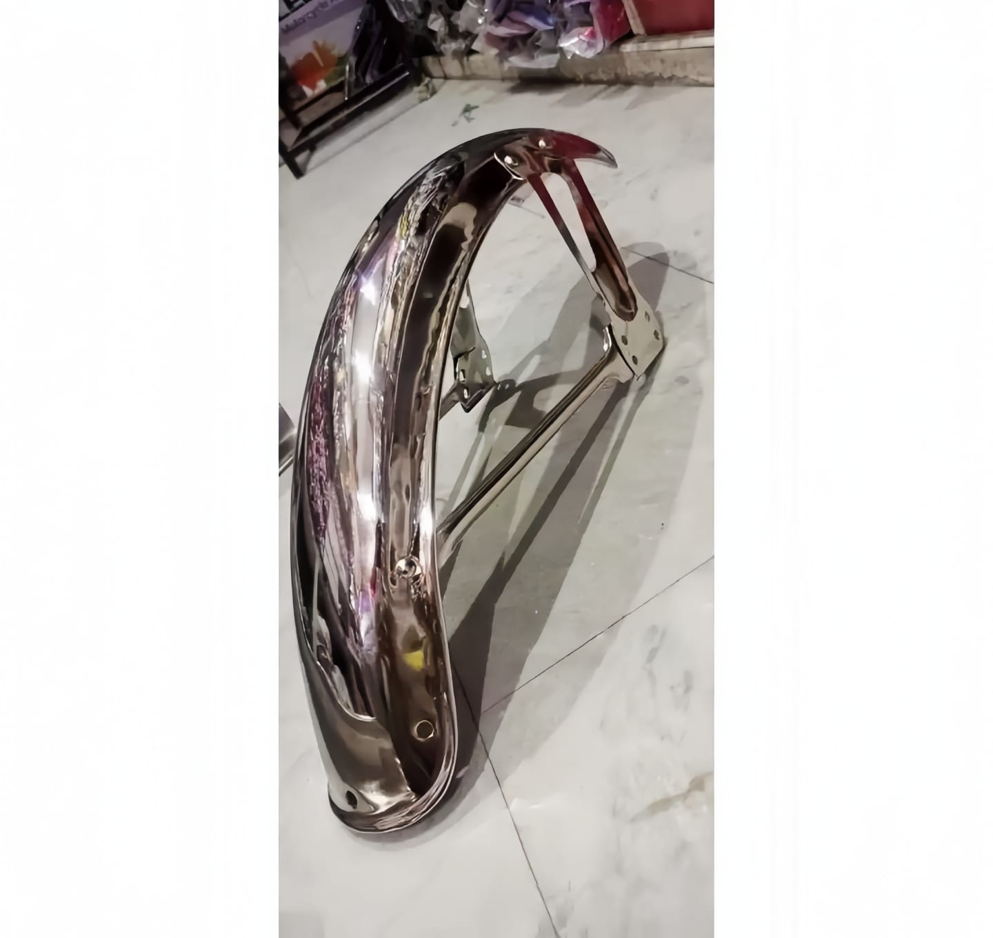 cut madguard set pindi Mudguard for 70cc racer bikes metal material used - Image 3