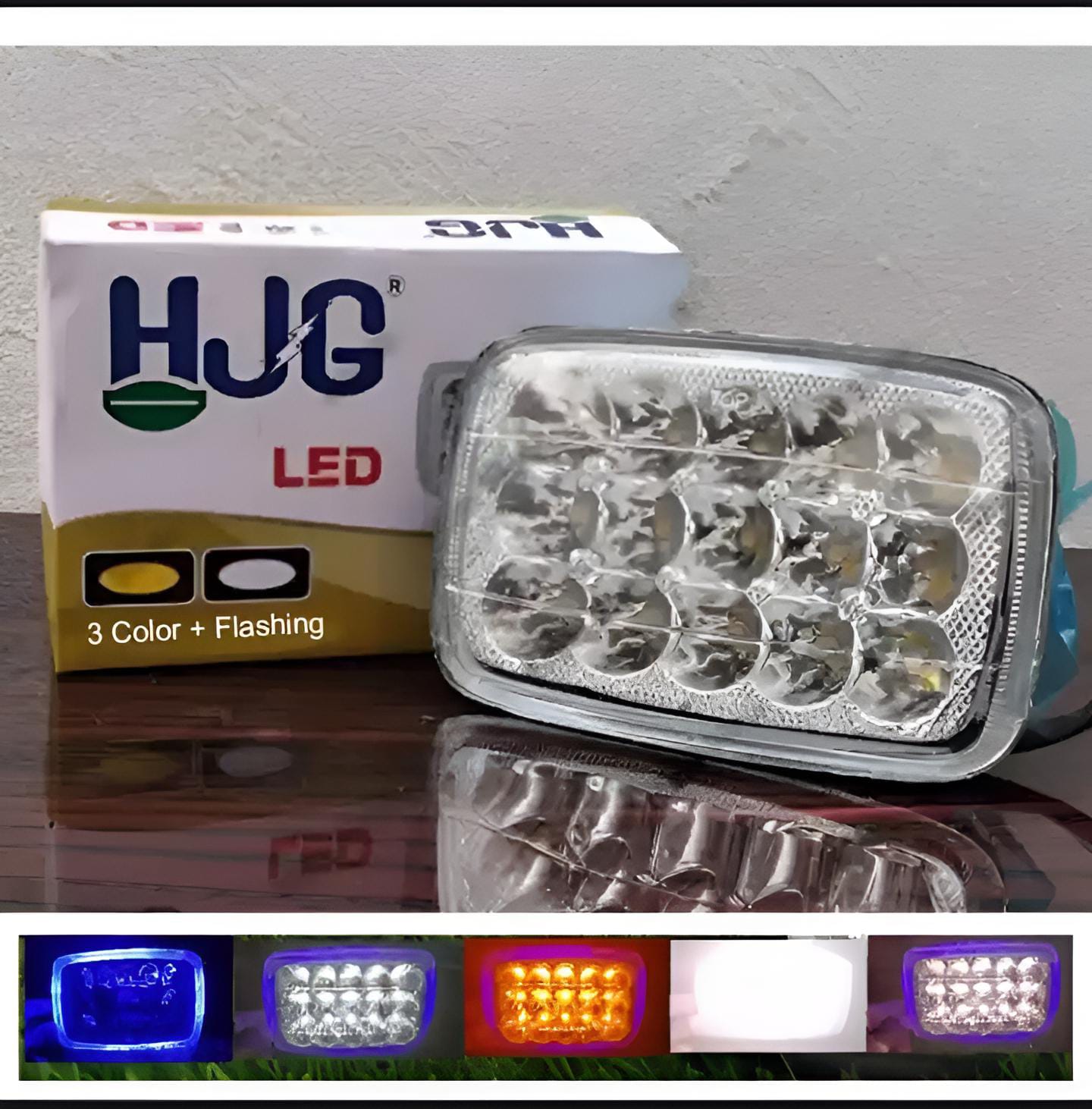 5 function led headlight 15 led white and Fog light high beam 15 led fog bike headlight for 70 & 125/All functions led light - Image 5
