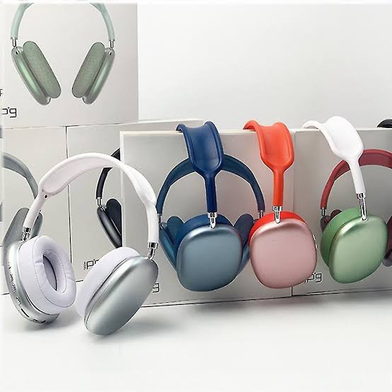 P9 Pro Max Wireless Bluetooth Headphones - Random colors ~ With Box & With Cable - Image 7