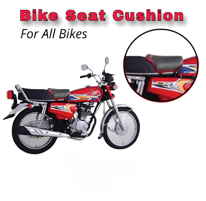 Best Bike Seat Cushion for Back Pain Red Black Waterproof Universal Relaxer Bike Seat Cushion and Motorcycle Seat Cover for all bikes( Red Black ) - Image 3