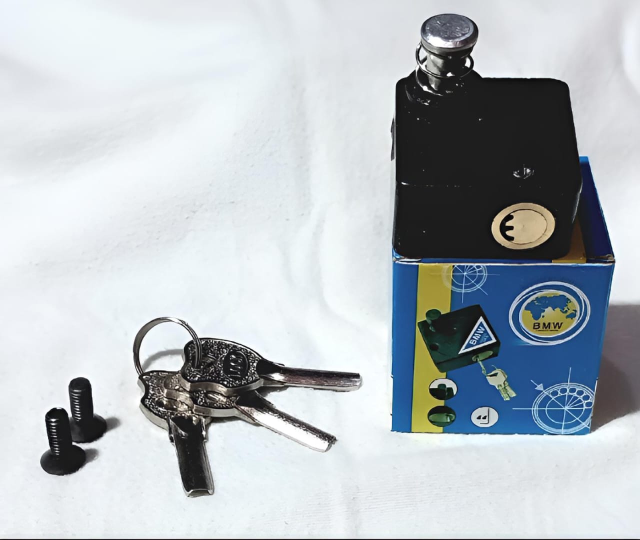 Bike Push Handle Lock Safety Bike with L key - Image 3