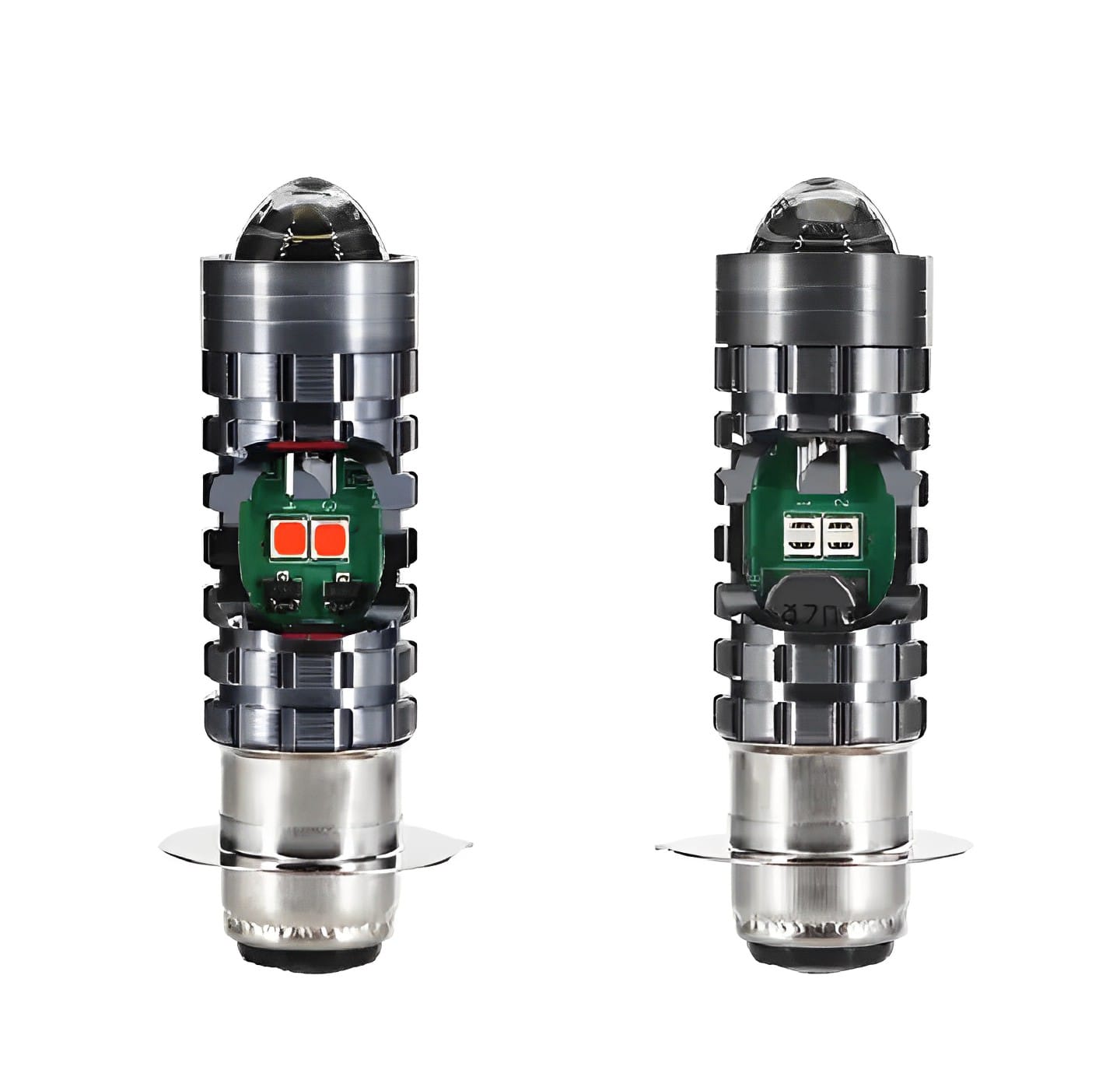 Bike LED Headlight Bulb with 5 Function- Police Light Red, Blue White and Yellow Light with Police Flasher CD70 CG125 Motor bike - Image 6