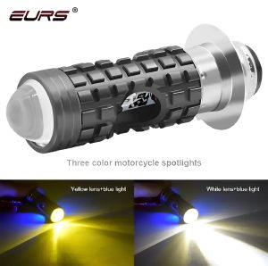 Bike LED Headlight Bulb with 5 Function- Police Light Red, Blue White and Yellow Light with Police Flasher CD70 CG125 Motor bike - Image 8