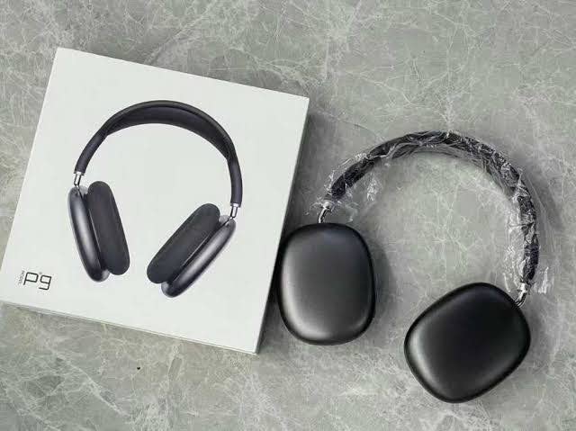 P9 Pro Max Wireless Bluetooth Headphones - Random colors ~ With Box & With Cable - Image 2
