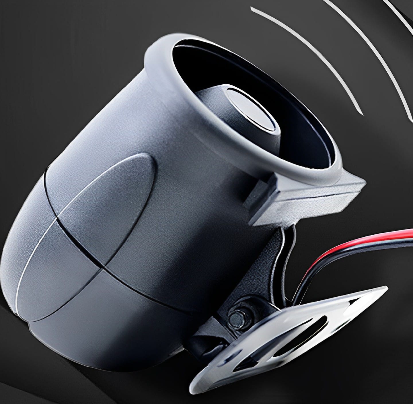 Car Anti-Theft Horn Siren, Horn Alarm 12V Tweeter Alarm Treble Voice Speaker High Decibel Intelligent Voice Alarm - Image 5