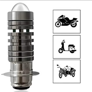 Bike LED Headlight Bulb - Motorcycle Fog light - Super bright With 2 functions white/yellow