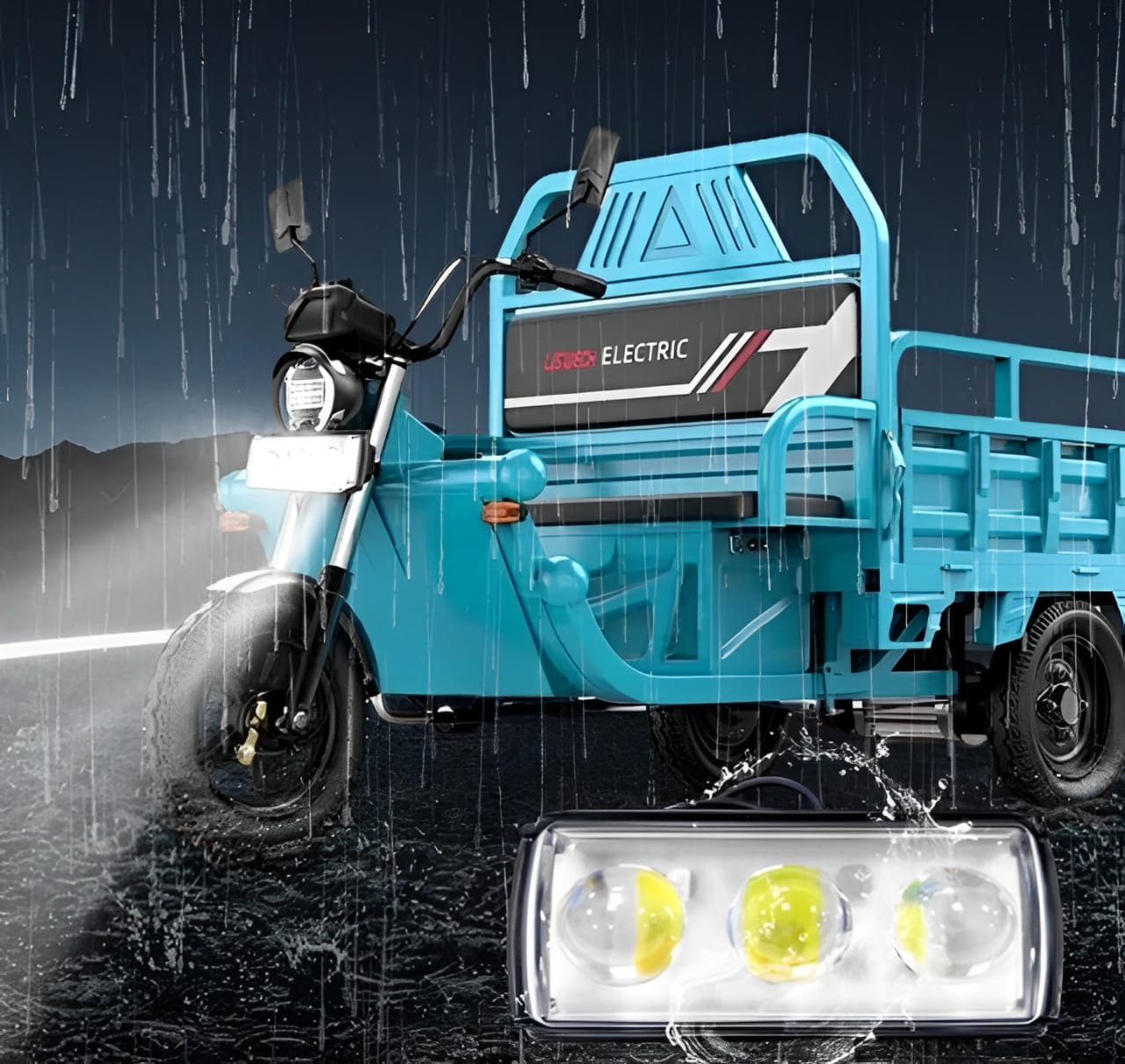 1 Pc Mini LED Driving Fog Light | 4-Color Auxiliary Spotlight for ATV, SUV, UTV (12-80V) – Hi/Low Beam - Image 5