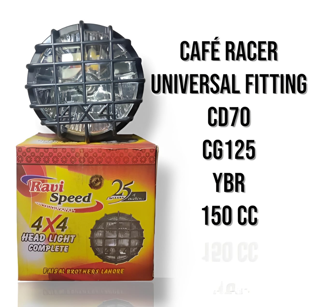 Cafe racer headlight for 70cc and 125cc bikes Simple to set up Headlight for bikes - Image 4