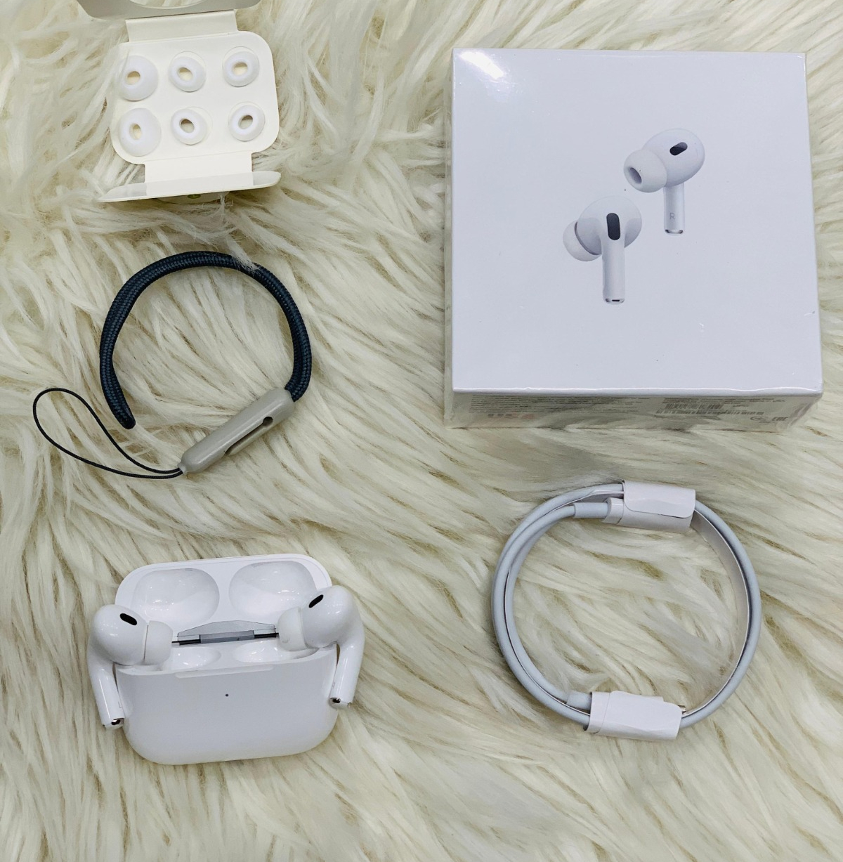 Airpods Pro 2 Noise Reduction Wireless Earbuds For Android And Ios/airpods (White) - With Dori