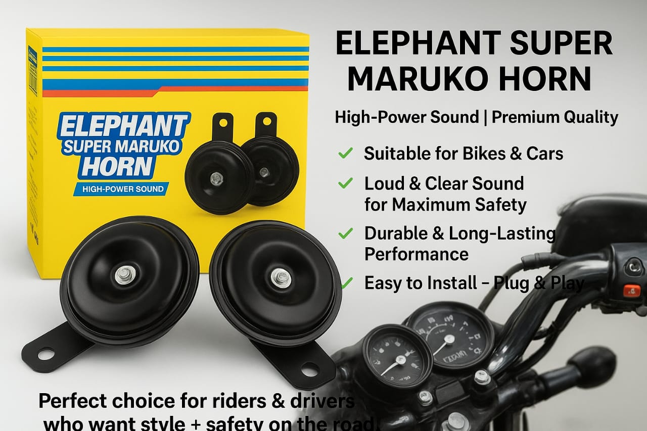 High Sound Elephant Horn for Cars & Bikes – Super Loud 12V Universal Vehicle Horn | Durable, Long-Lasting, Clear & Powerful Sound for Maximum Road Safety | Easy Plug & Play Installation | Compatible with All Cars, Motorcycles & Scooters - Image 9