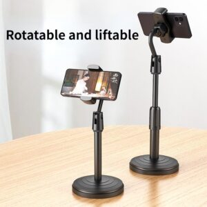Retractable Mobile Phone Desk Stand and Live Broadcast Holder Mount