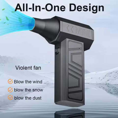 Mini Jet Fan Brushless Powerful Violent Fan Compact Portable Design - Image 4