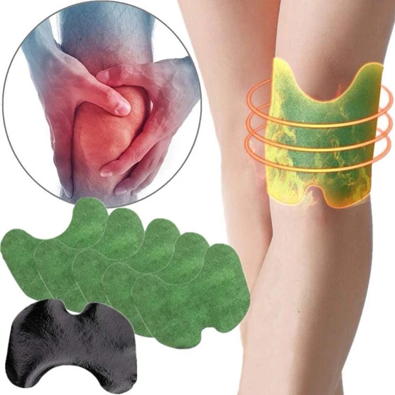 Herbal Knee Pain Relief Patch – Heat Therapy For Joint & Muscle Comfort, Natural Ingredients (Pack Of 10 Pcs) - Image 2
