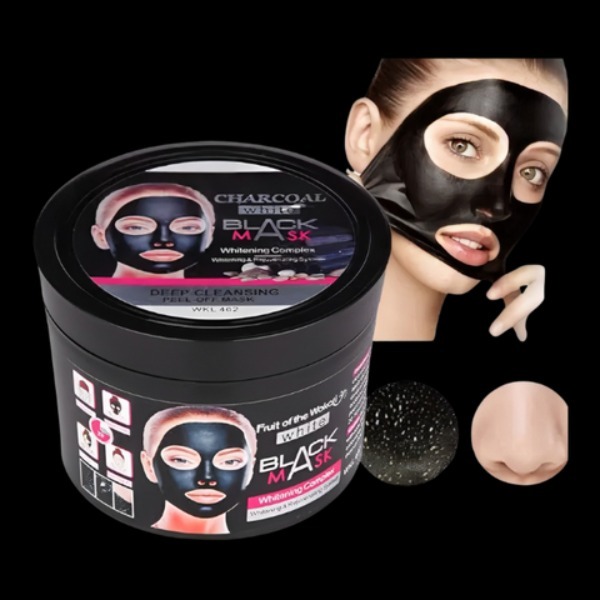 Wokali Blackhead Remover Mask - Deep Cleansing Purifying Peel Off Face Mask Skincare Product For Clearing Pores And Smooth Skin Complexion - 300ML - Image 3