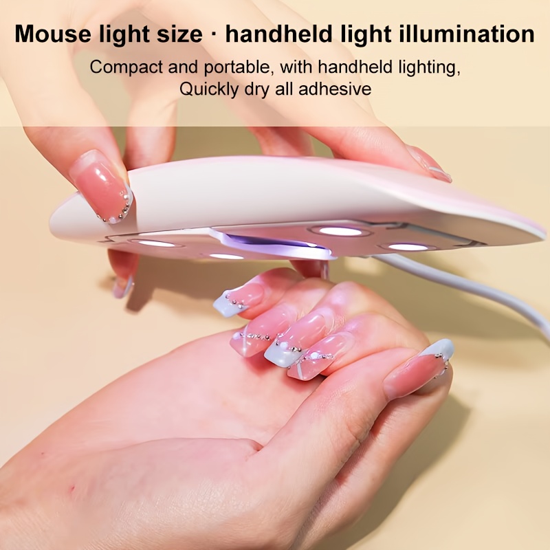 UV Led Lamp For Nails 6W Nail Lamp Light With Timer Mini Premium Quality Smooth Finish Durable Stylish And Compact Design - Image 4