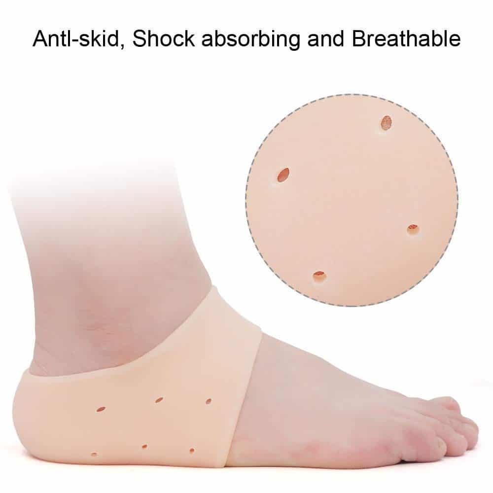 Silicone Gel Heel Pad Socks | Pain Relief & Anti‑Crack | 1 Pair Heel Guards & Protectors for Men & Women - Image 8