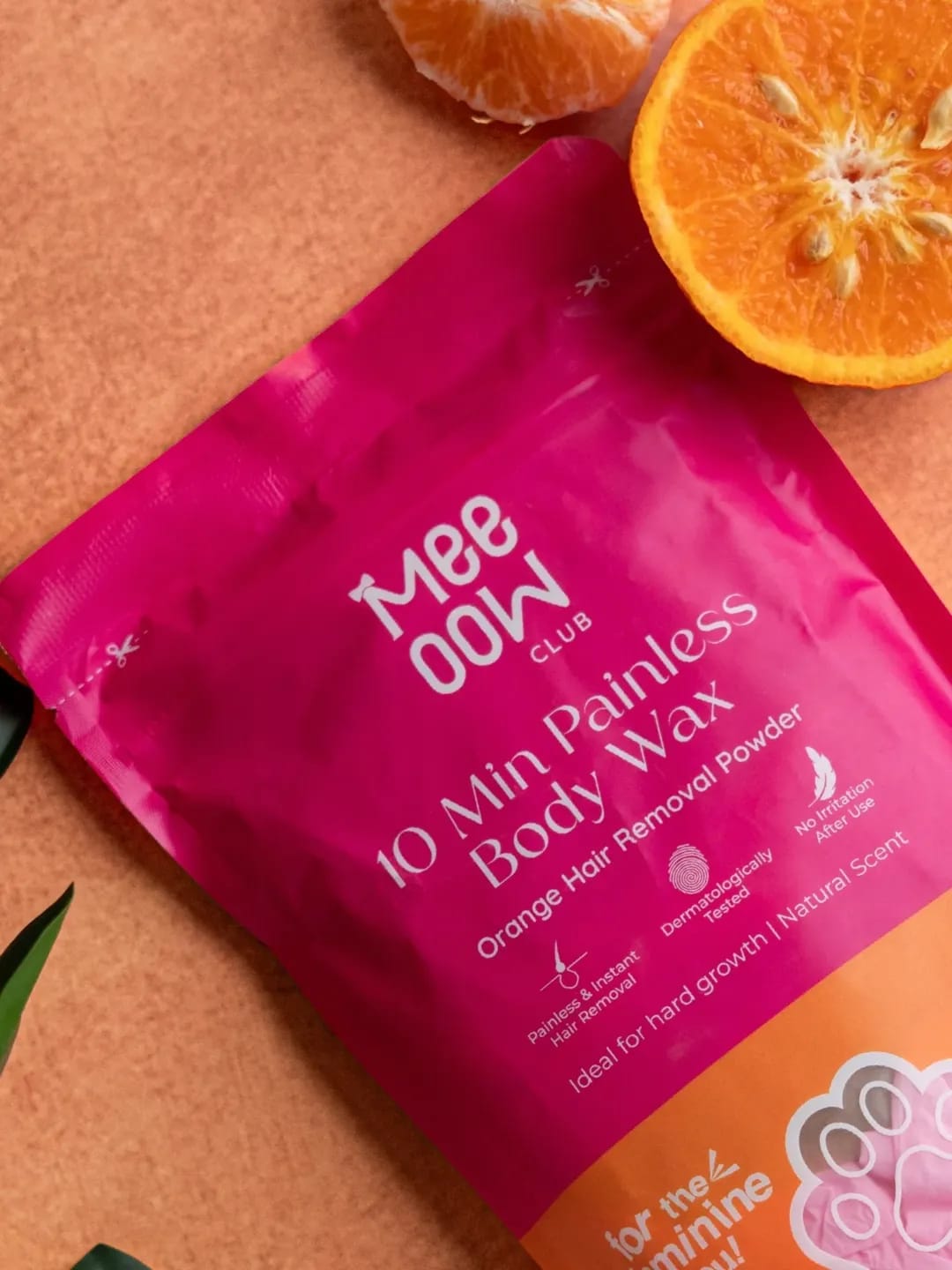 Meeoow Club 10 Minute Painless Body Wax Orange Hair Removal Powder for Women - Image 5