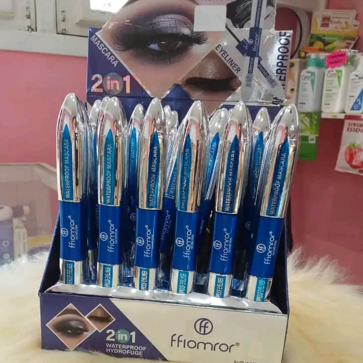 Flormar 2-In-1 Mascara & Eyeliner | Volumizing Lashes & Precise Eye Definition - Image 2
