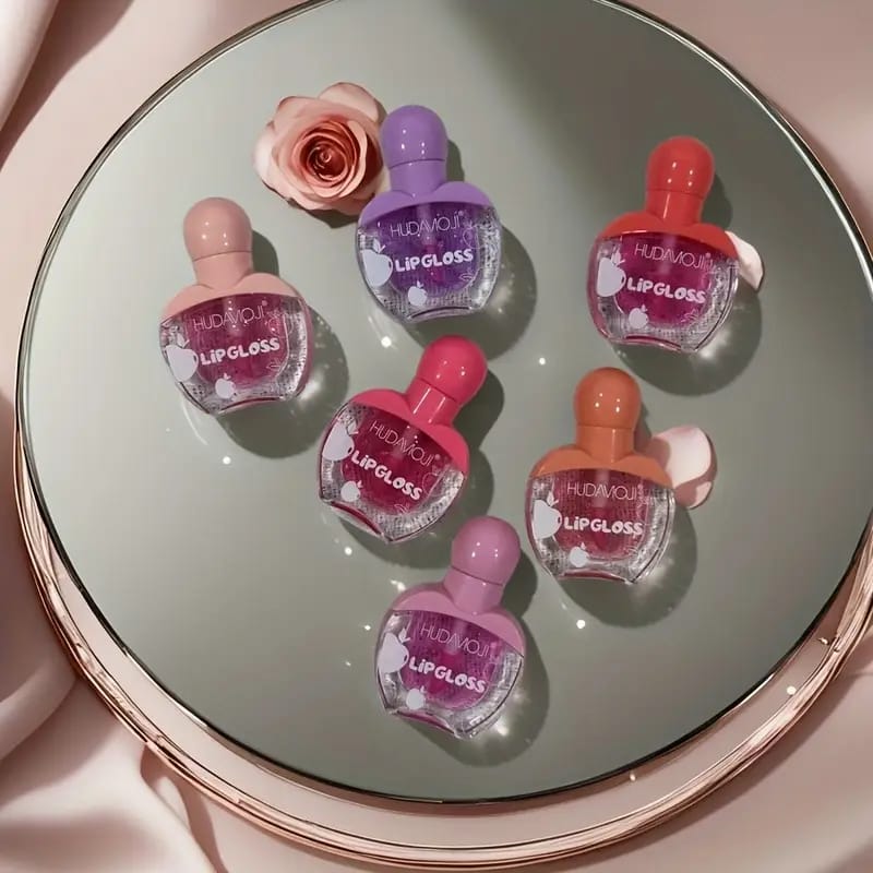 Hudamoji Sweet And Fragrant Lipgloss Pack Of 6 Deliciously Sweet Beautifully Shiny Irresistibly Fragrant - Image 3