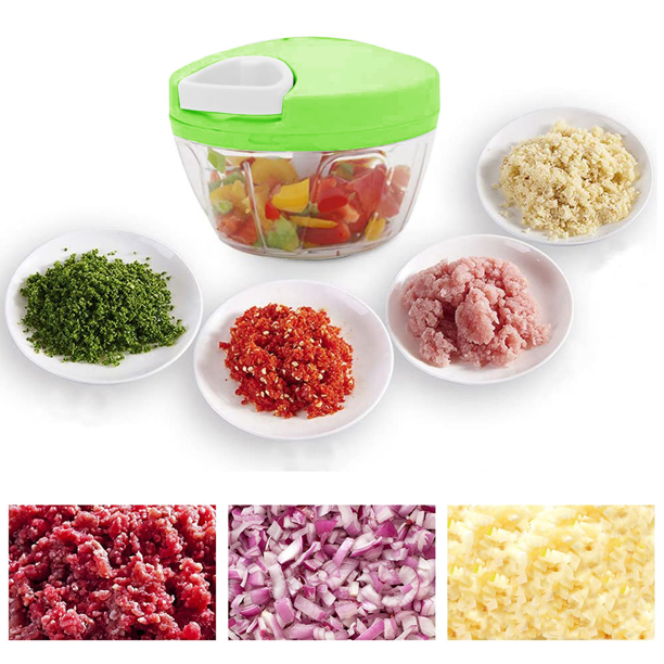 Speedy Chopper Multi-Use Turbo Cutter – Mini Handy Manual Vegetable & Fruit Chopper | Heavy-Duty (Random Color) - Image 5